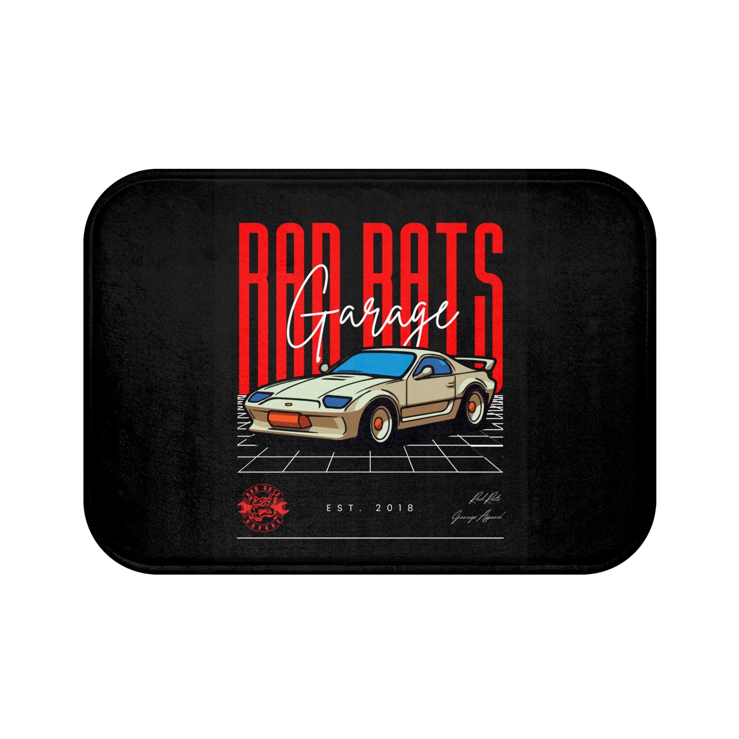 Retro Racer Bath Mat