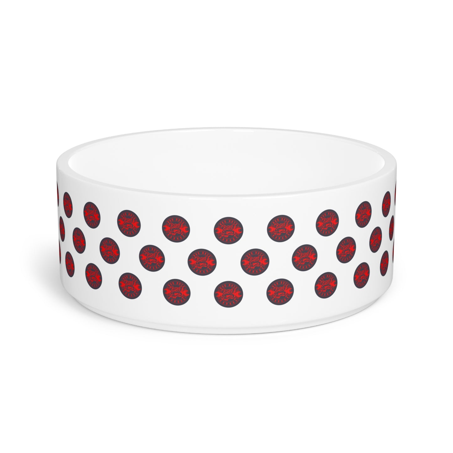 Rad Rats Garage Ceramic Pet Bowl – Logo Pattern