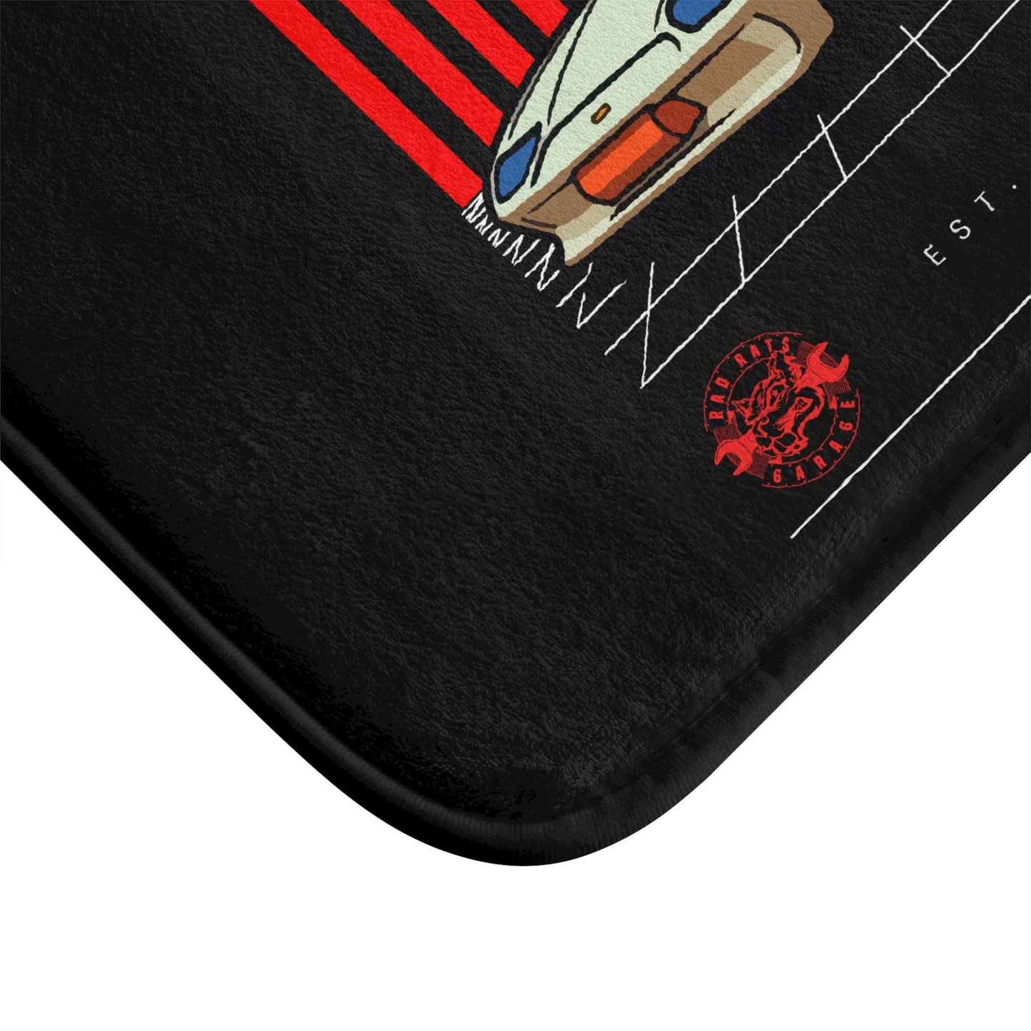 Retro Racer Bath Mat