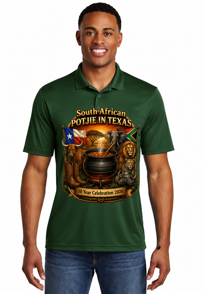 2026 South African Potjie in Texas – 10 Year celebration Polo Shirt