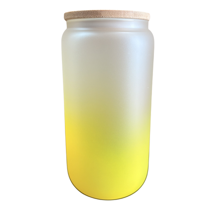 Custom Glass Tumbler 16oz | Personalized Photo & Logo Cup