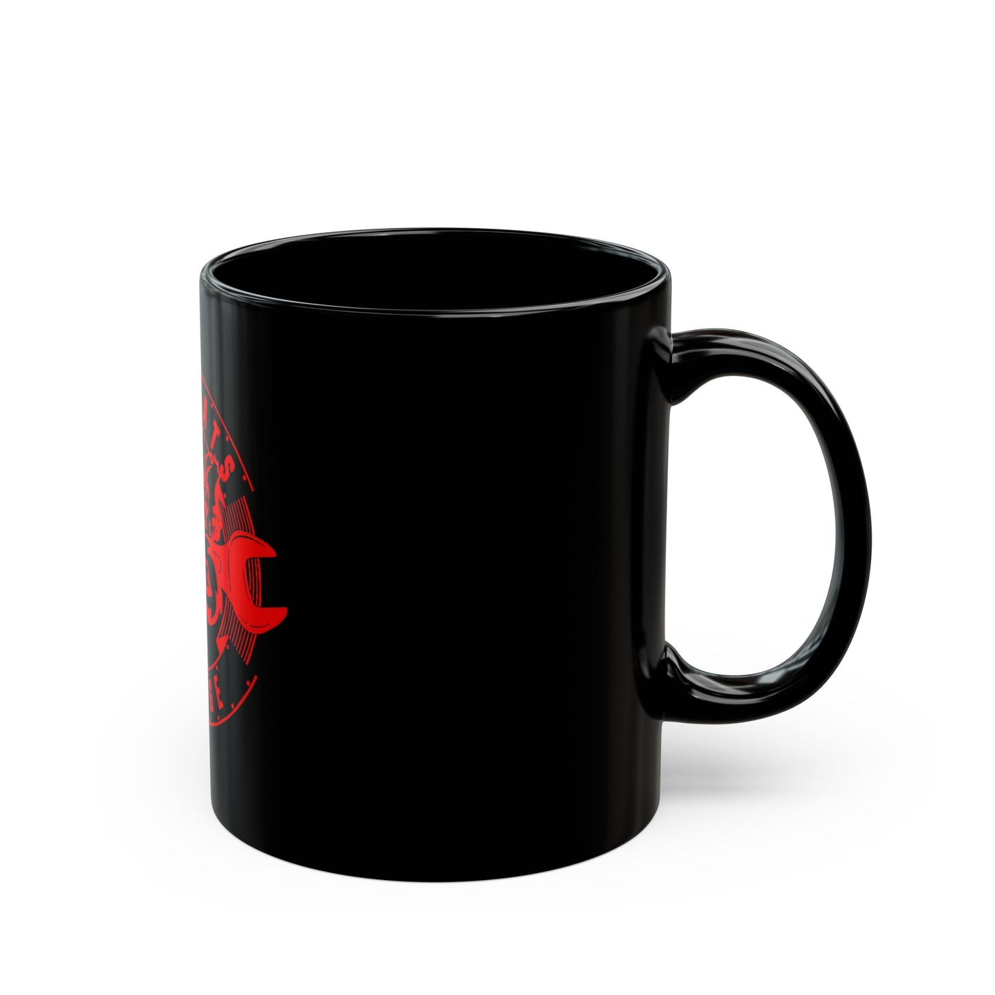 Classic Rad Rats Logo Black Mug (11oz)