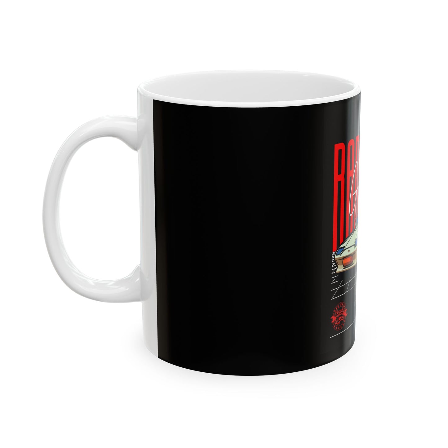 Retro Racer Ceramic Mug (11oz