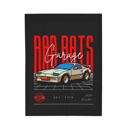 Rad Rats Garage Retro Racer Plush Blanket