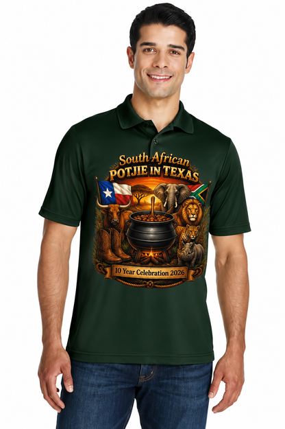 2026 South African Potjie in Texas – 10 Year celebration Polo Shirt