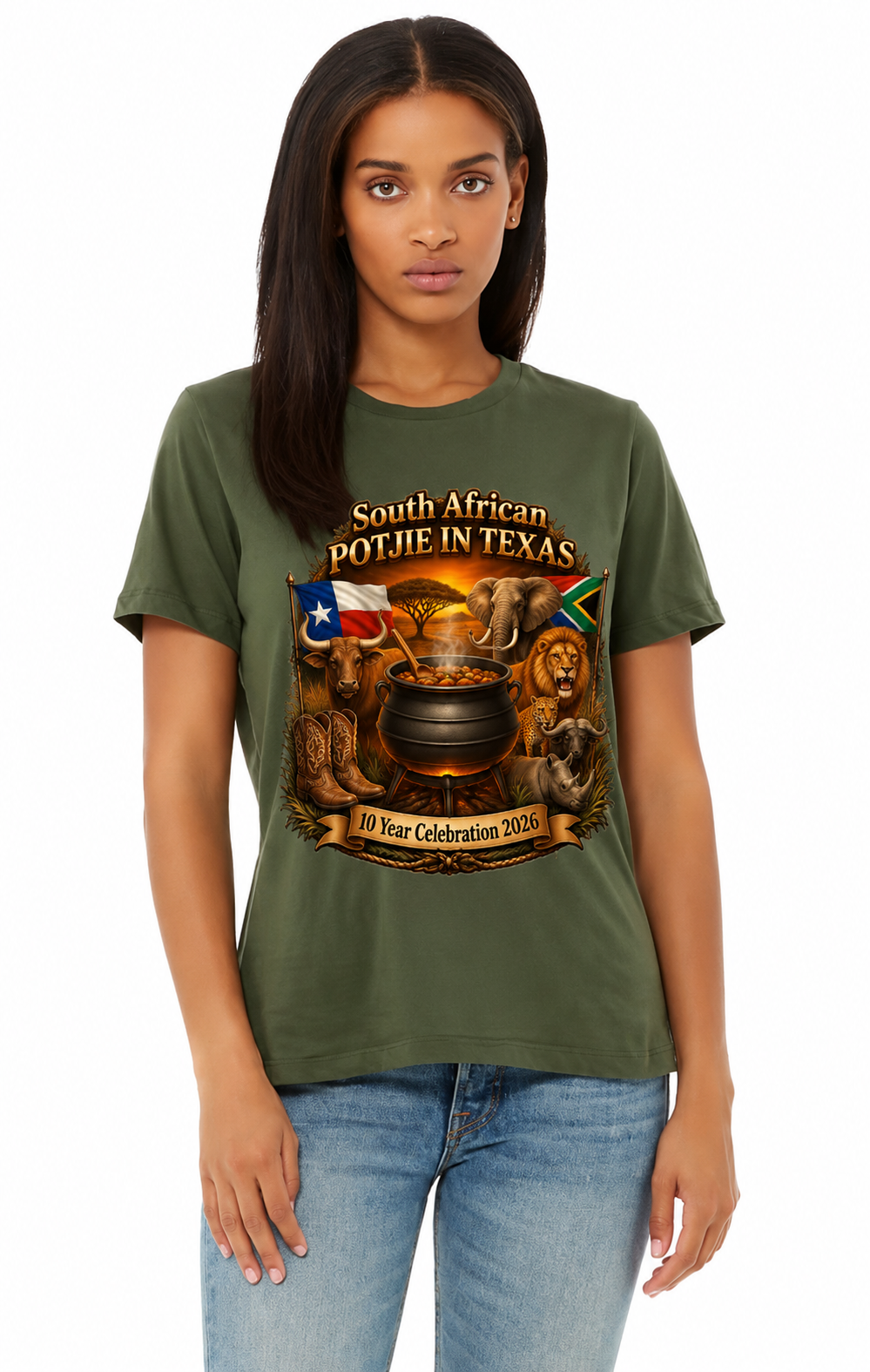 2026 South African Potjie in Texas – 10 Year celebration Woman's T-Shirt