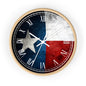 Lone Star State Wall Clock – Texas Flag Design