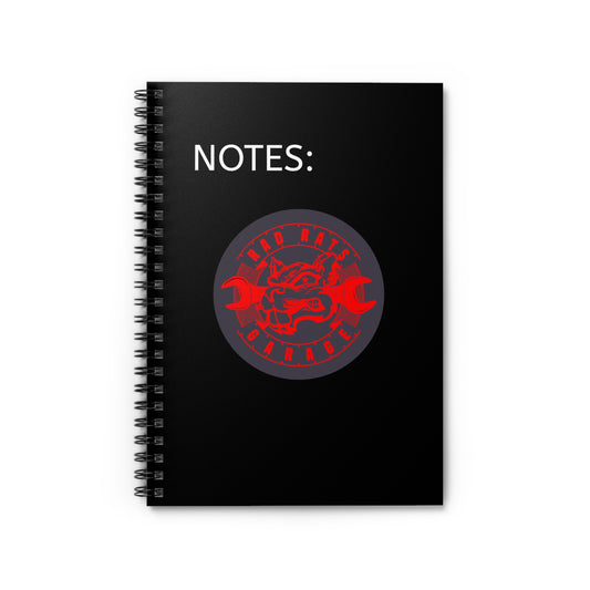 Rad Rats Garage Spiral Notebook