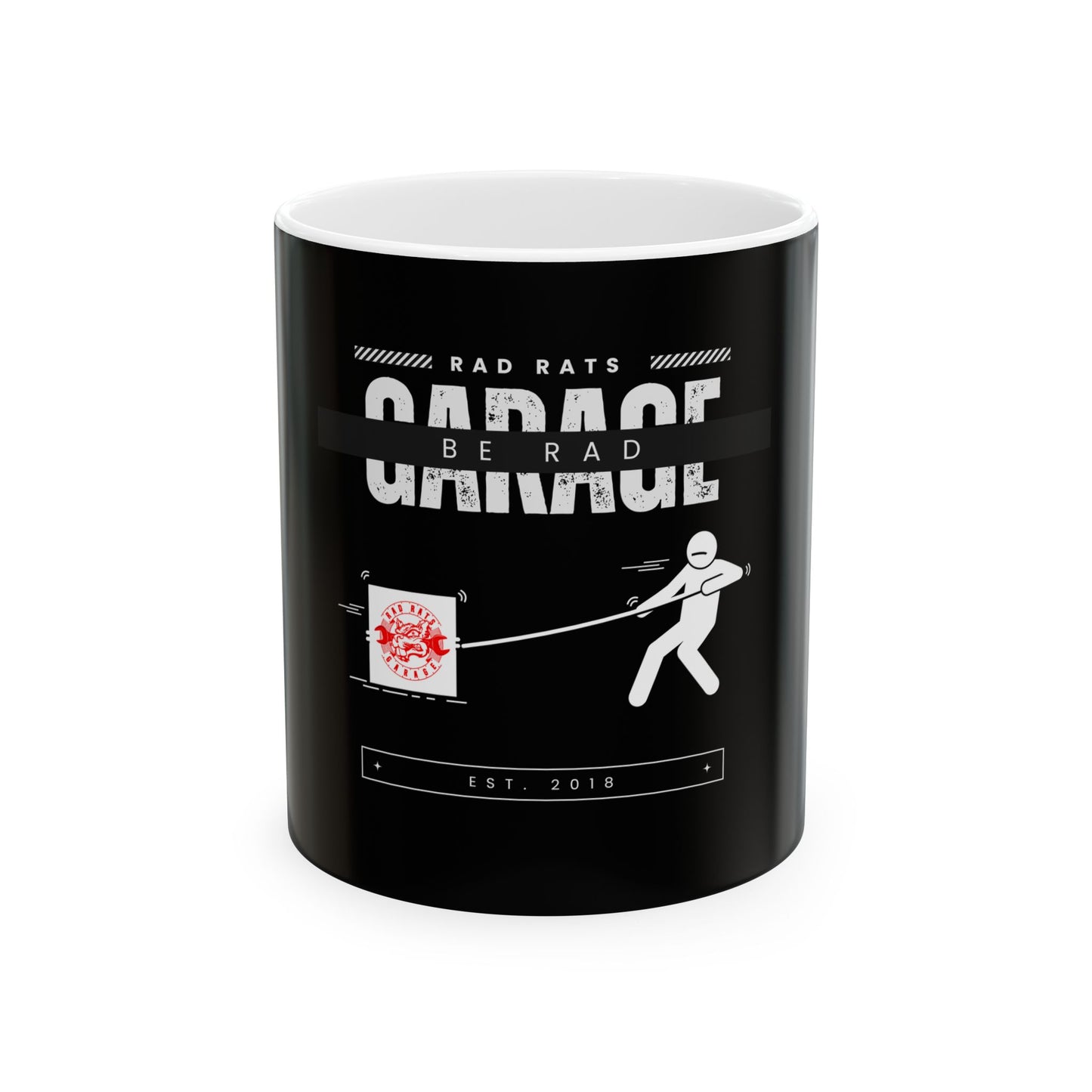 “Pull to Be Rad” Ceramic Mug (11oz)