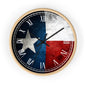 Lone Star State Wall Clock – Texas Flag Design