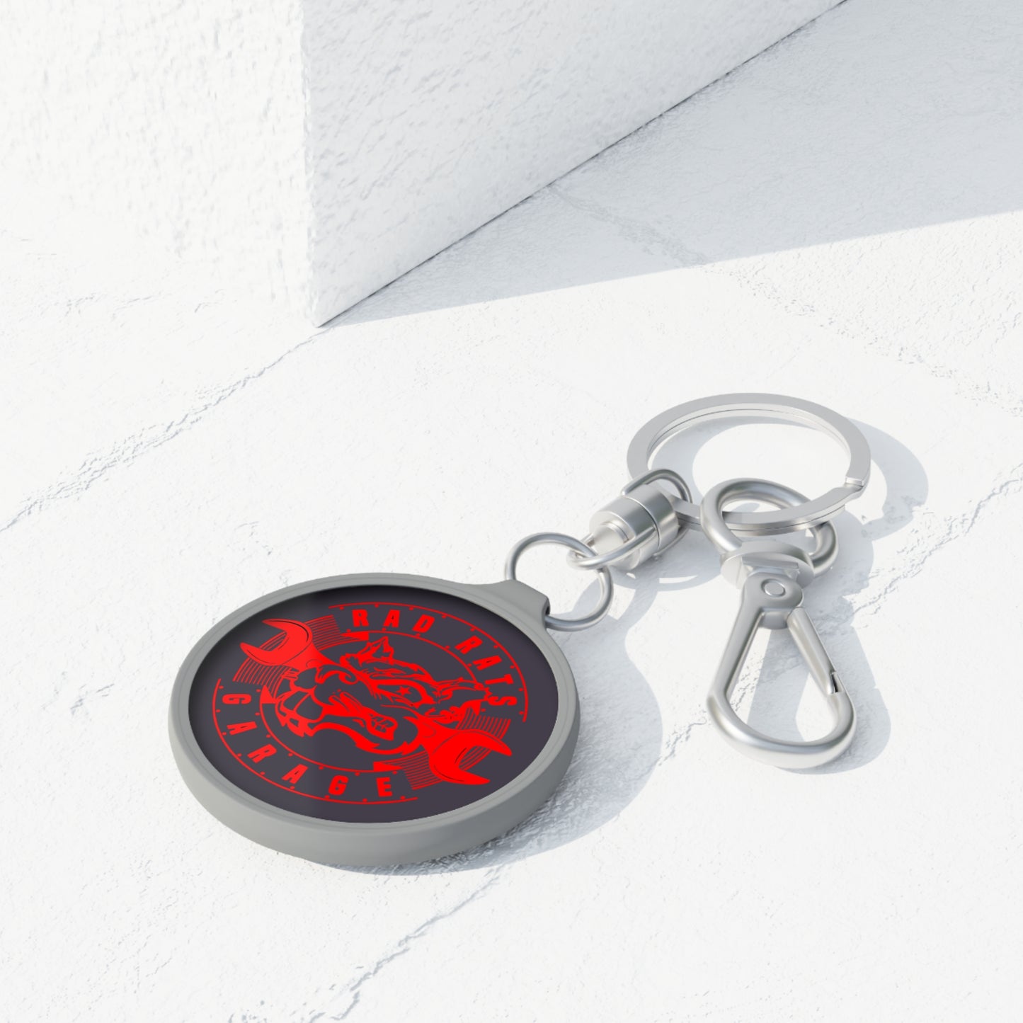 Rad Rats Garage Keyring Tag-Logo Edition