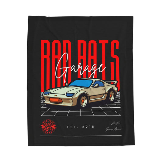 Rad Rats Garage Retro Racer Plush Blanket