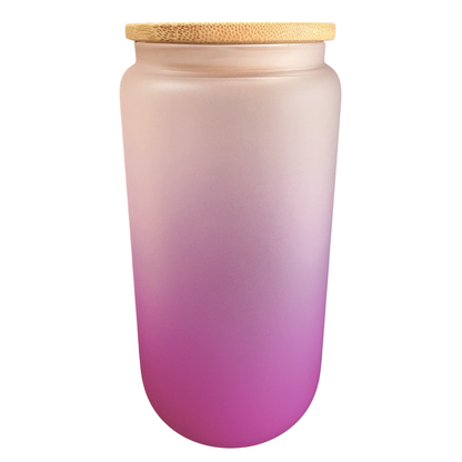 Custom Glass Tumbler 16oz | Personalized Photo & Logo Cup
