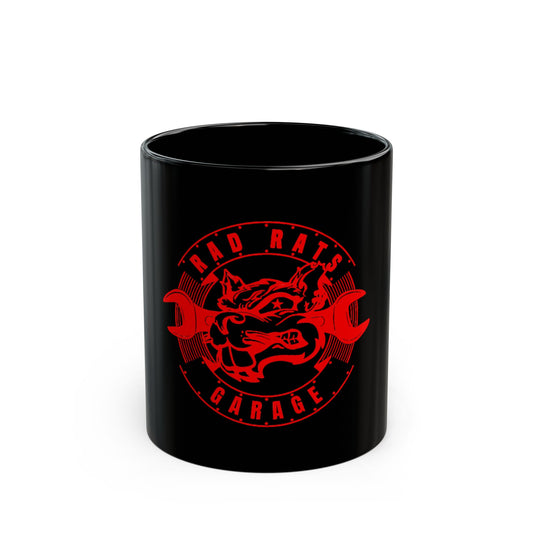 Classic Rad Rats Logo Black Mug (11oz)