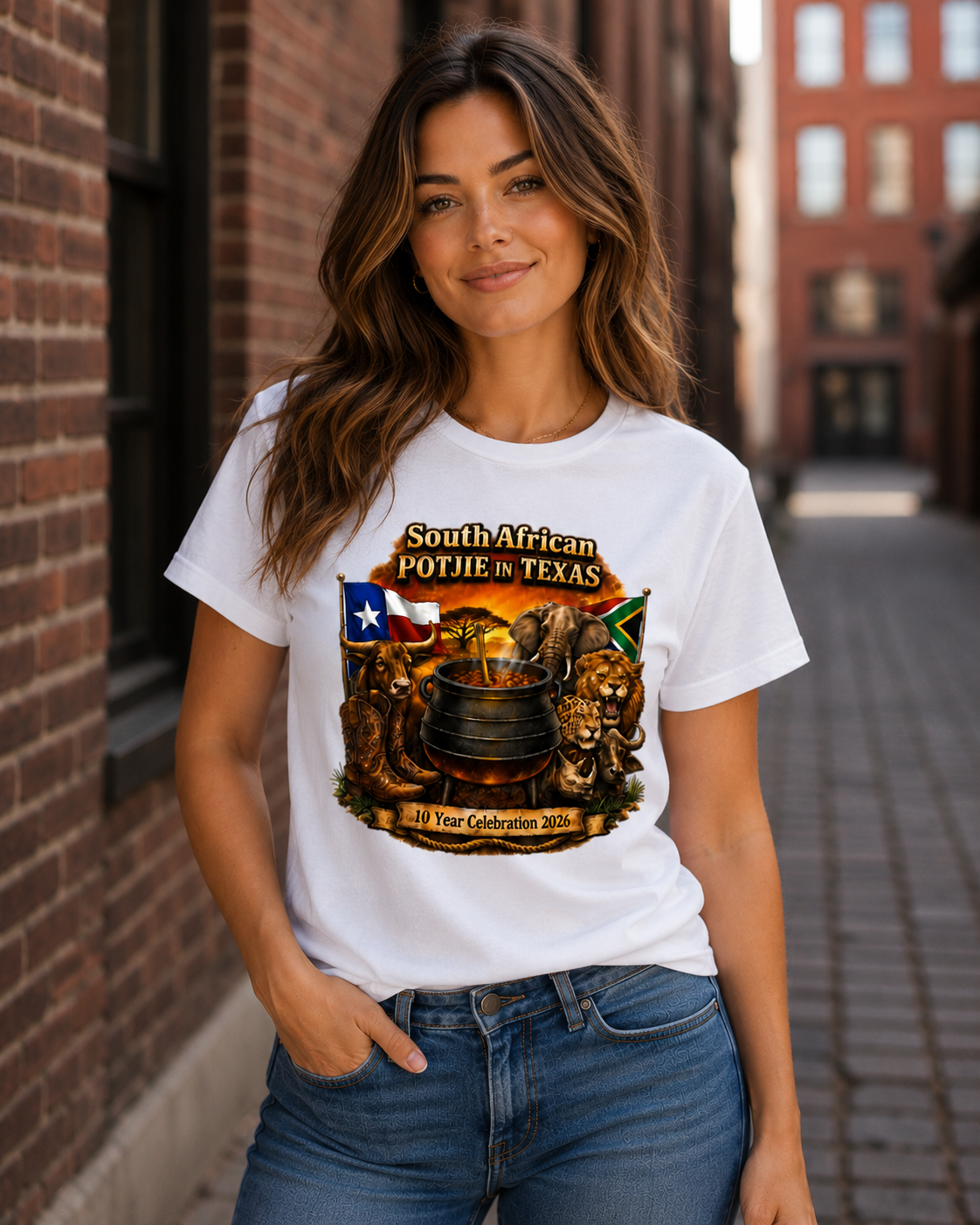 2026 South African Potjie in Texas – 10 Year celebration Unisex T-Shirt