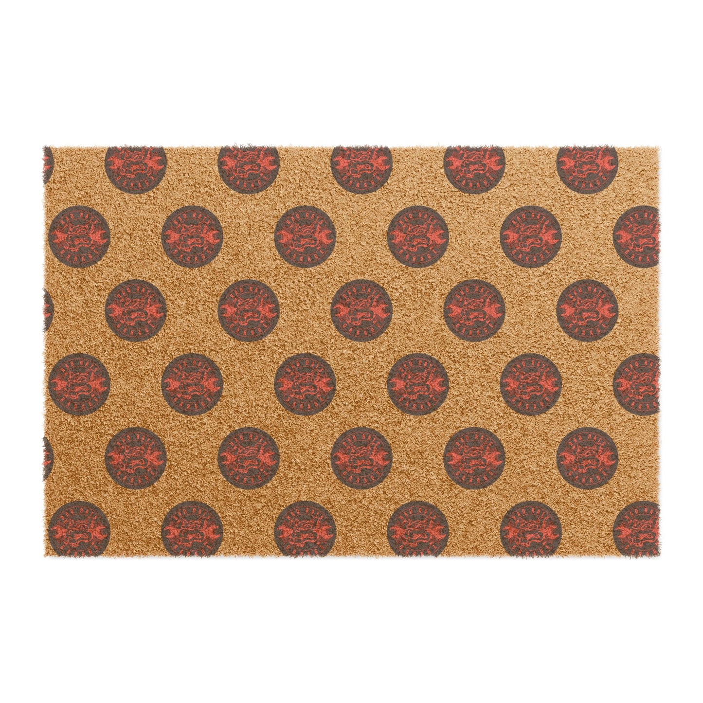 All-Over Rad Rats Garage Logo Doormat