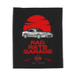Rad Rats Garage Speed Sunset Plush Blanket