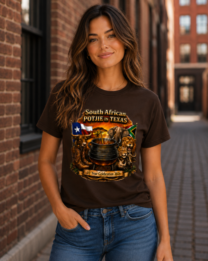 2026 South African Potjie in Texas – 10 Year celebration Unisex T-Shirt
