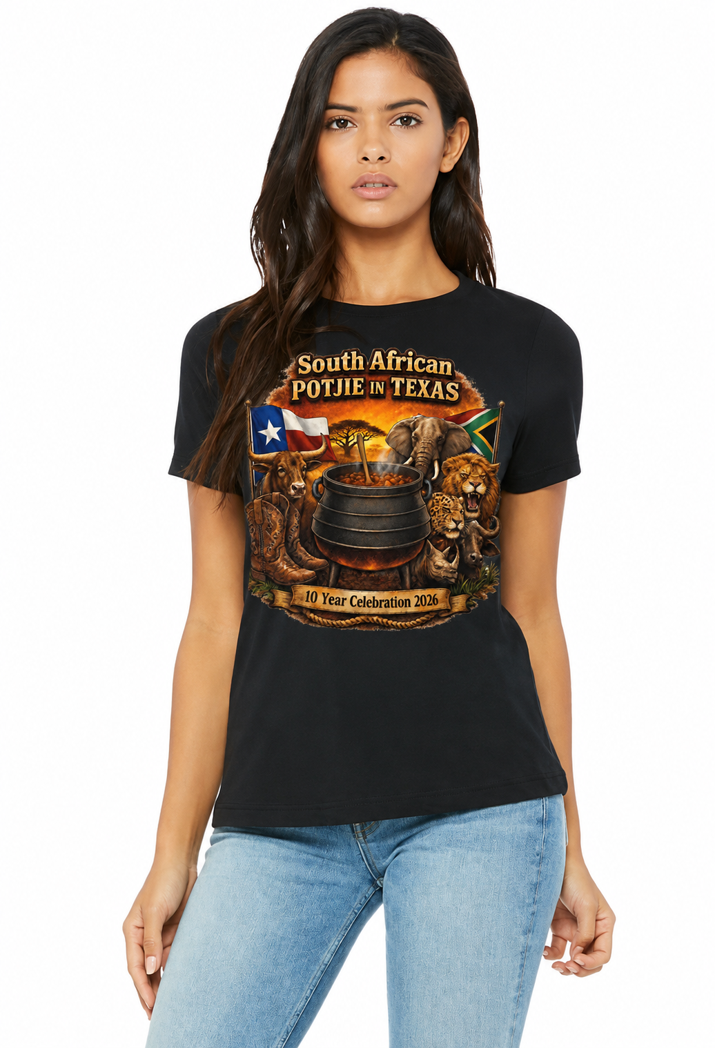 2026 South African Potjie in Texas – 10 Year celebration Woman's T-Shirt